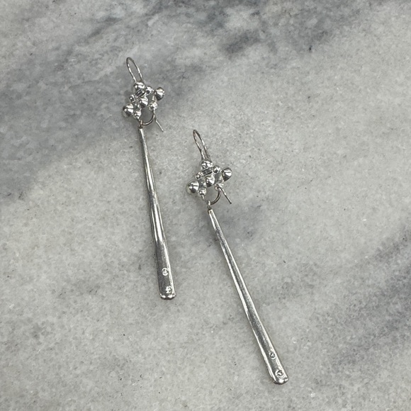 Jewelry - Unique Silver Dangle Earrings